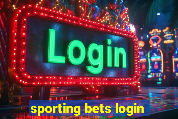 sporting bets login